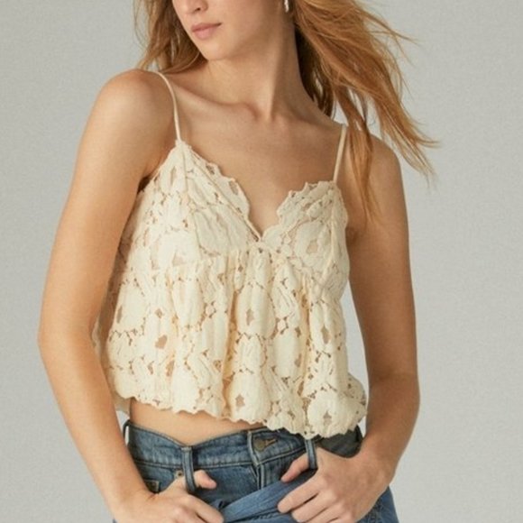 Lucky Brand Tops - NWT Lucky Brand Lace Tank